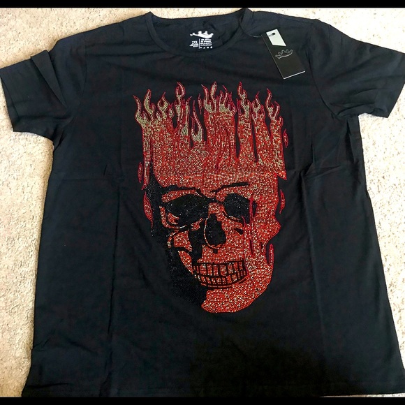 Heads or Tails Other - Fire Skull Head or Tails tee